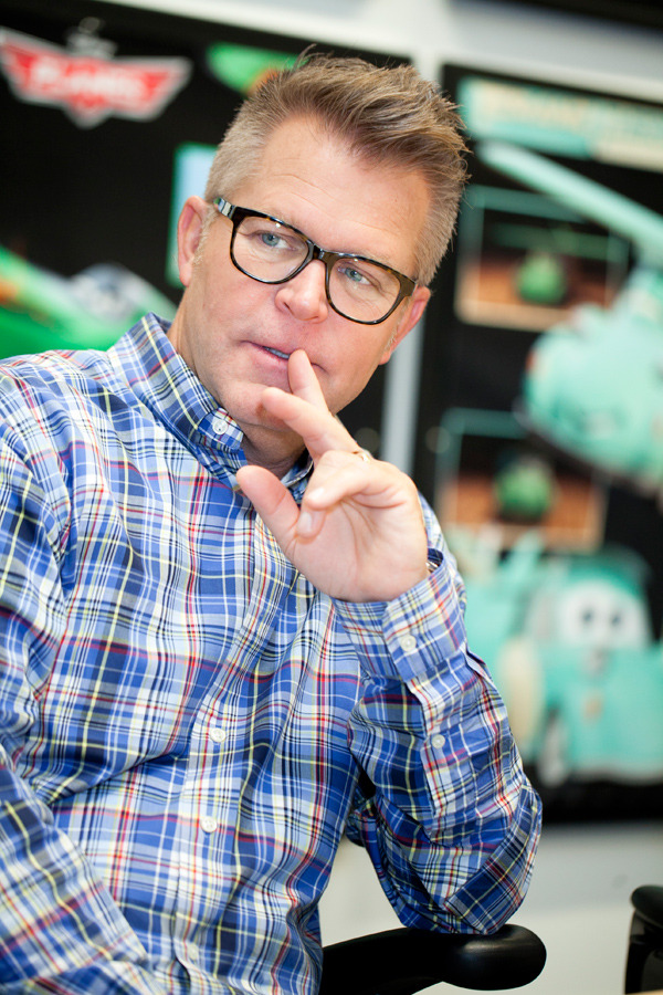 ディズニー・トゥーン・スタジオ（ロサンゼルス）にて／『プレーンズ』クレイ・ホール（監督）＆トレイシー・バサザール＝フリン（プロデューサー）