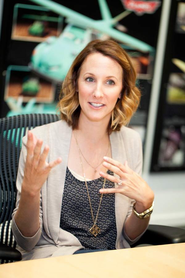 ディズニー・トゥーン・スタジオ（ロサンゼルス）にて／『プレーンズ』クレイ・ホール（監督）＆トレイシー・バサザール＝フリン（プロデューサー）