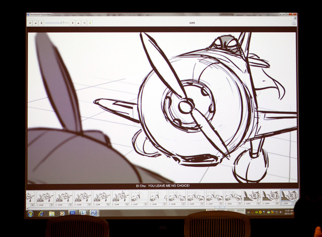 アート・ヘルナンデス／『プレーンズ』 in ディズニー・トゥーン・スタジオ（ロサンゼルス）