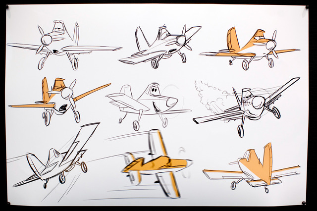 アート・ヘルナンデス／『プレーンズ』 in ディズニー・トゥーン・スタジオ（ロサンゼルス）