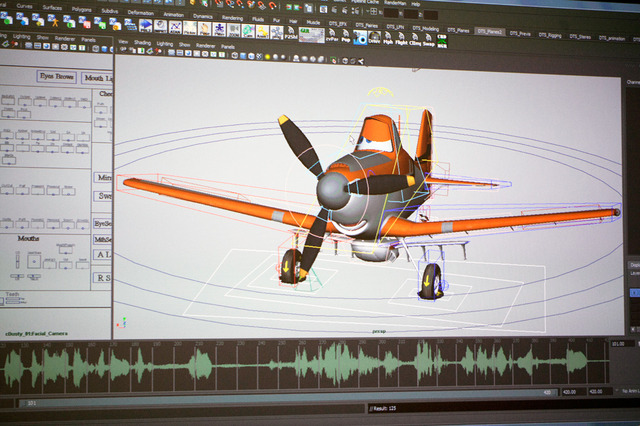 シェリル・サケット／『プレーンズ』 in ディズニー・トゥーン・スタジオ（ロサンゼルス）