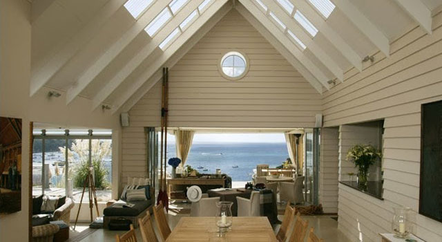 ワイヘキ島の「The Boat Shed」