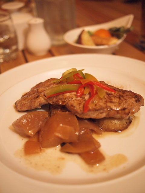 フリーレンジ（放牧）のポークを使用したお料理