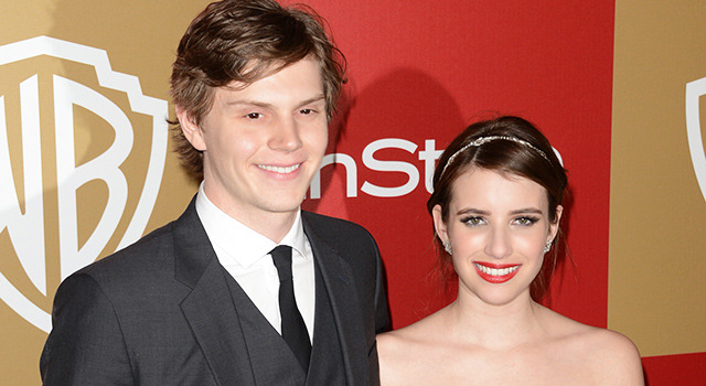 エヴァン・ピーターズ＆エマ・ロバーツ-(C) Getty Images