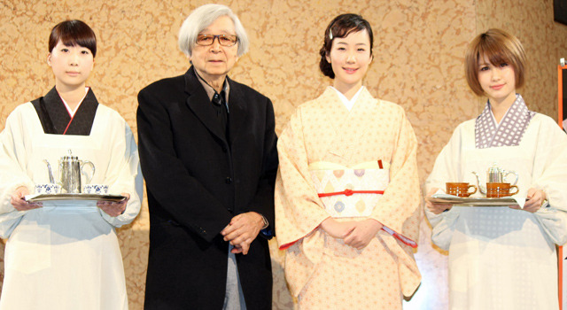 黒木華＆山田洋次（監督）／『小さいおうち』コラボ企画「昭和モダンカフェ」のオープン記念イベント