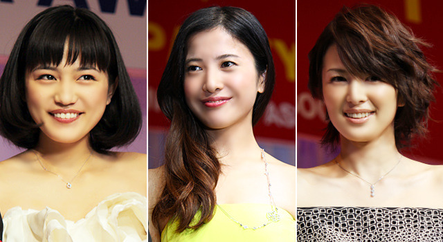 川口春奈＆吉高由里子＆吉瀬美智子／「第25回 日本ジュエリーベストドレッサー賞」表彰式