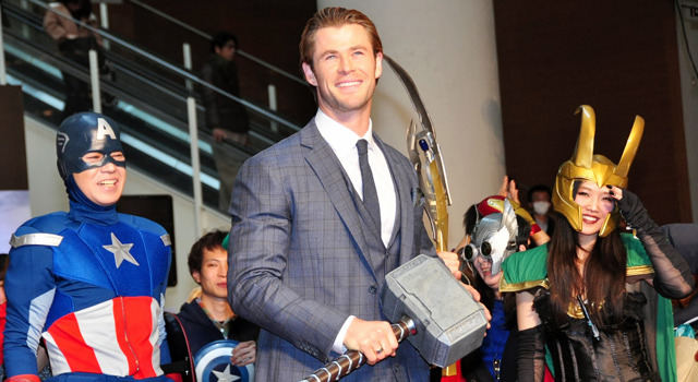 クリス・ヘムズワース／『マイティ・ソー／ダーク・ワールド』来日試写会