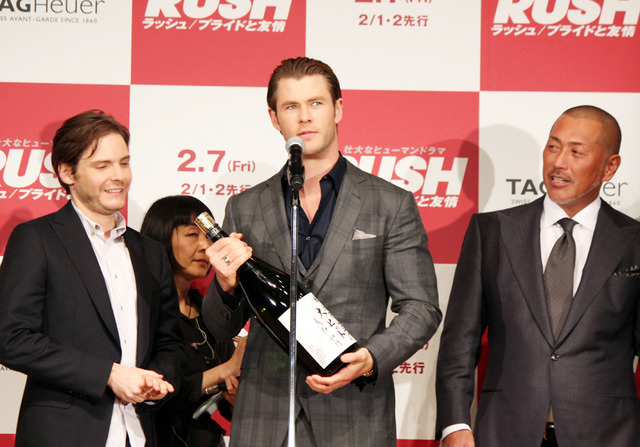 クリス・ヘムズワース＆ダニエル・ブリュール＆ロン・ハワード監督／『ラッシュ／プライドと友情』来日記者会見