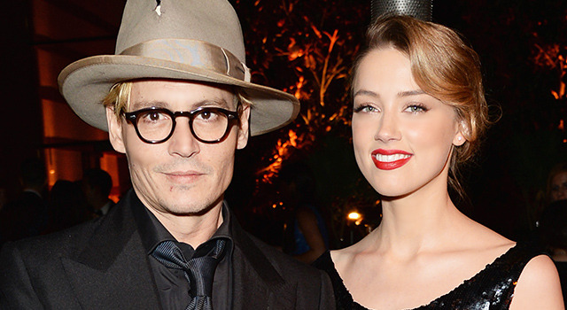 ジョニー・デップ＆アンバー・ハード-(C) Getty Images