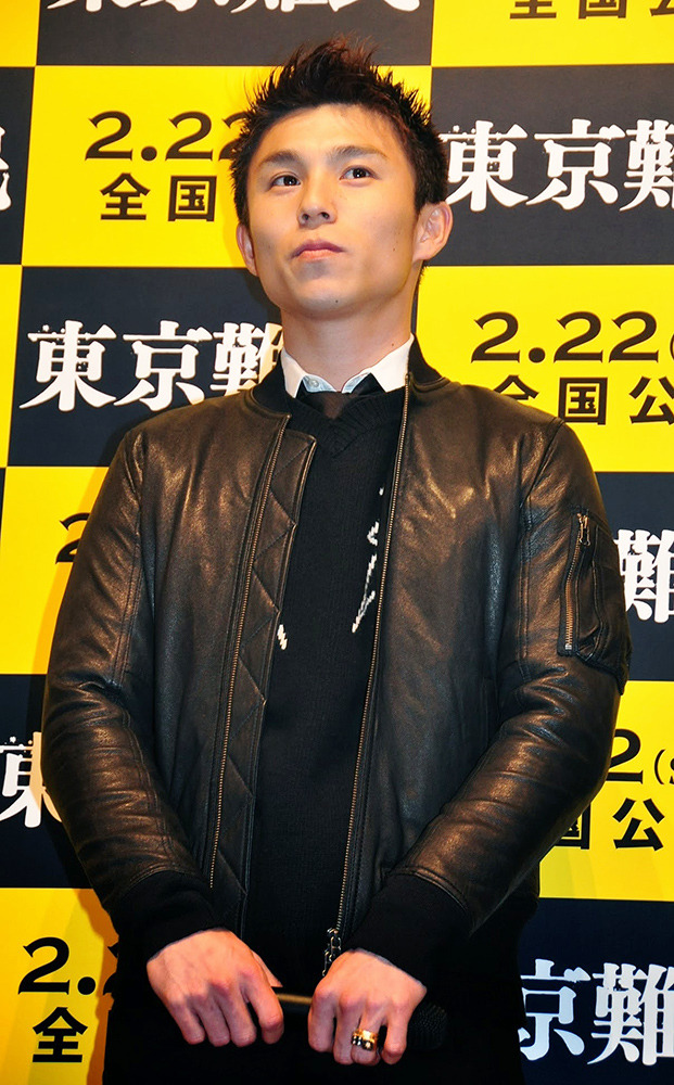 『東京難民』完成披露試写会／中尾明慶