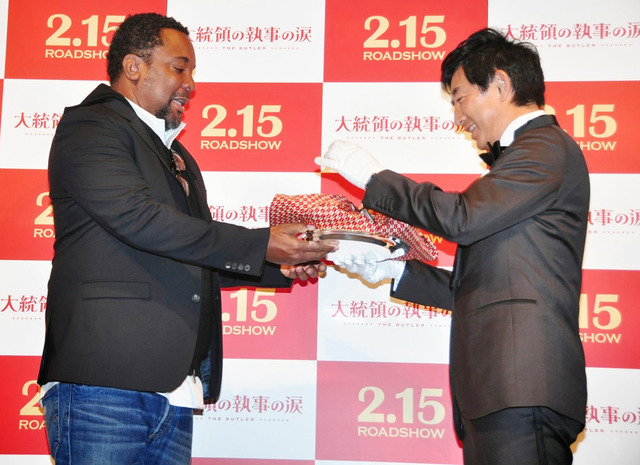 リー・ダニエルズ監督＆石田純一／『大統領の執事の涙』来日舞台挨拶