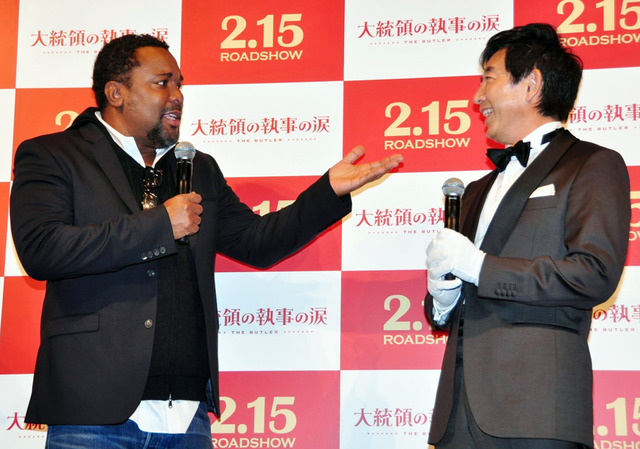 リー・ダニエルズ監督＆石田純一／『大統領の執事の涙』来日舞台挨拶