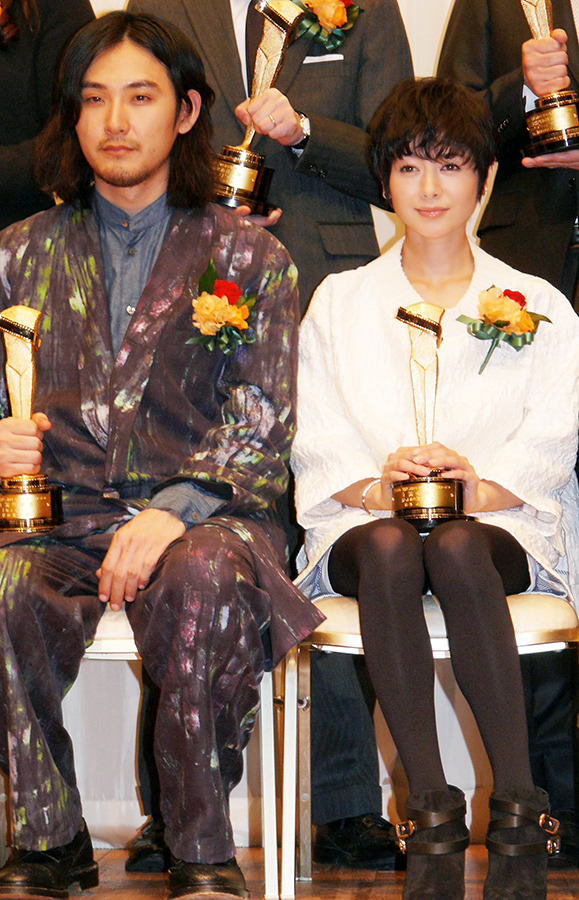 松田龍平＆真木よう子／「第87回キネマ旬報ベスト・テン」表彰式