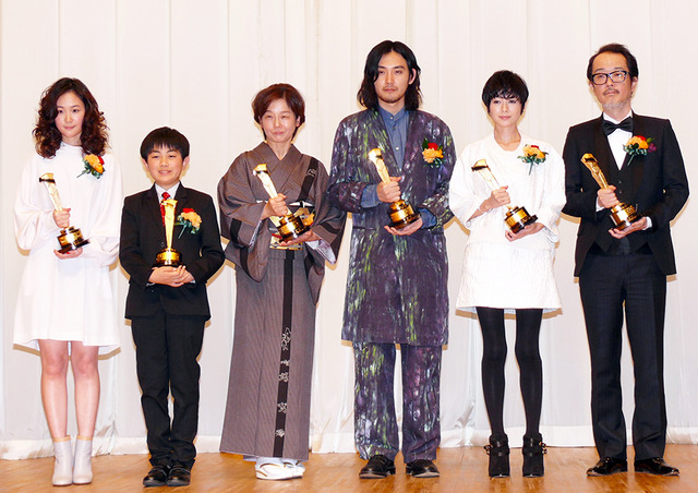 松田龍平＆真木よう子＆リリー・フランキー＆田中裕子＆黒木華＆吉岡竜輝くん／「第87回キネマ旬報ベスト・テン」表彰式