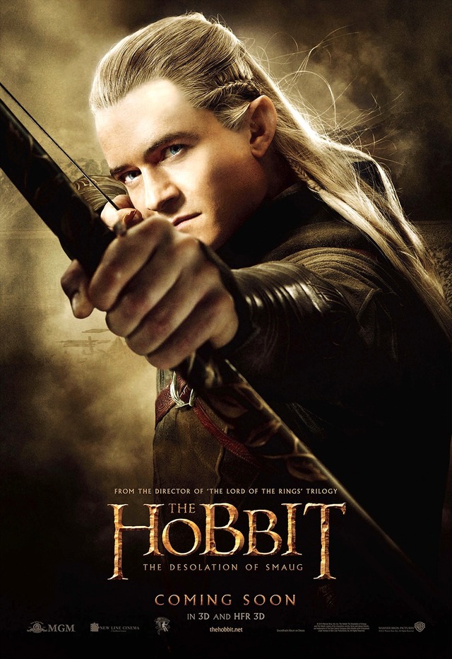 オーランド・ブルーム（レゴラス役）／『ホビット 竜に奪われた王国』-(C)  2013 WARNER BROS. ENTERTAINMENT INC. AND METRO-GOLDWYN-MAYER PICTURES INC．