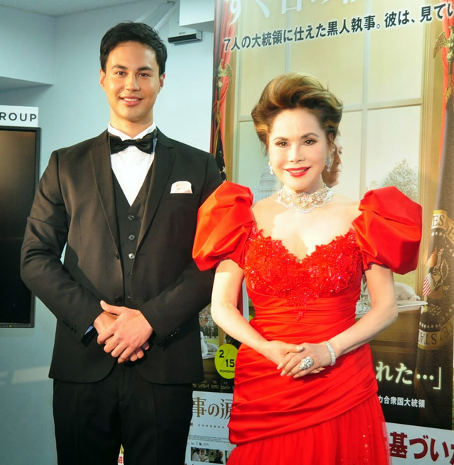 デヴィ夫人（元インドネシア大統領夫人）＆ユージ（曽祖父が元ドミニカ共和国大統領）／『大統領の執事の涙』トークイベント