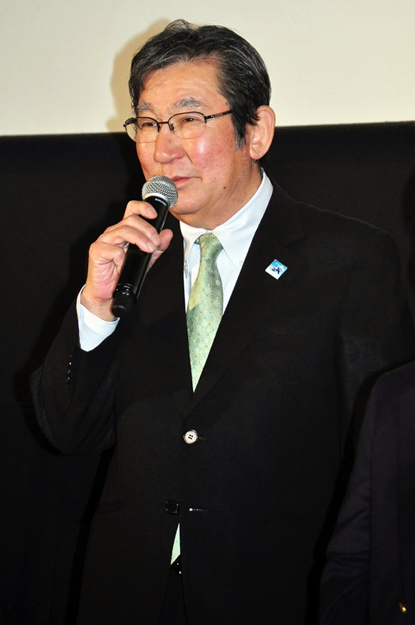 杉田成道（原作・脚本）／『ジョバンニの島』初日舞台挨拶