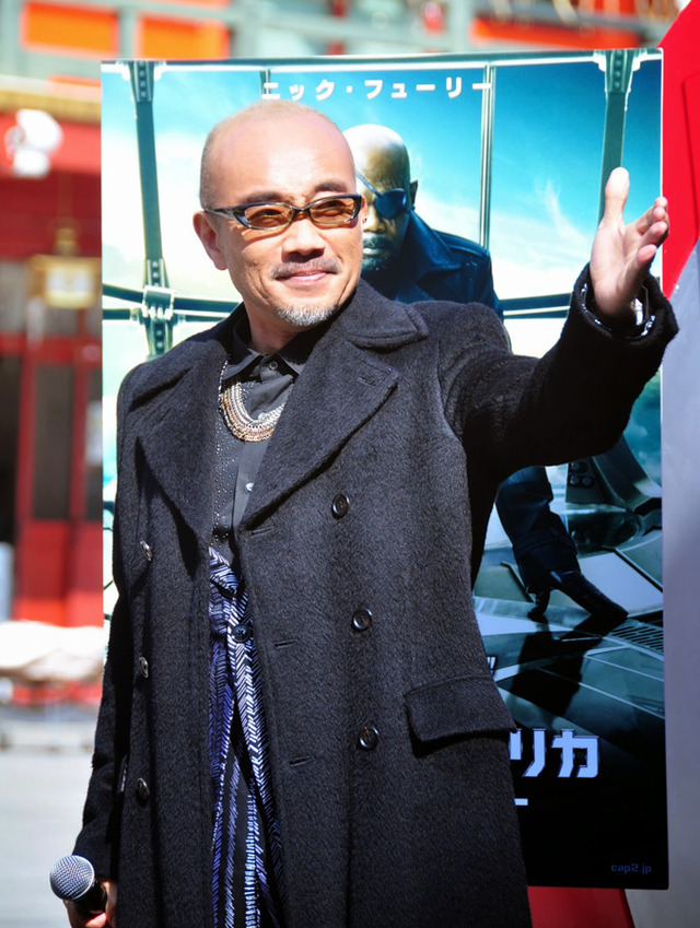 竹中直人／『キャプテン・アメリカ／ウィンター・ソルジャー』ヒット祈願イベントin神田明神