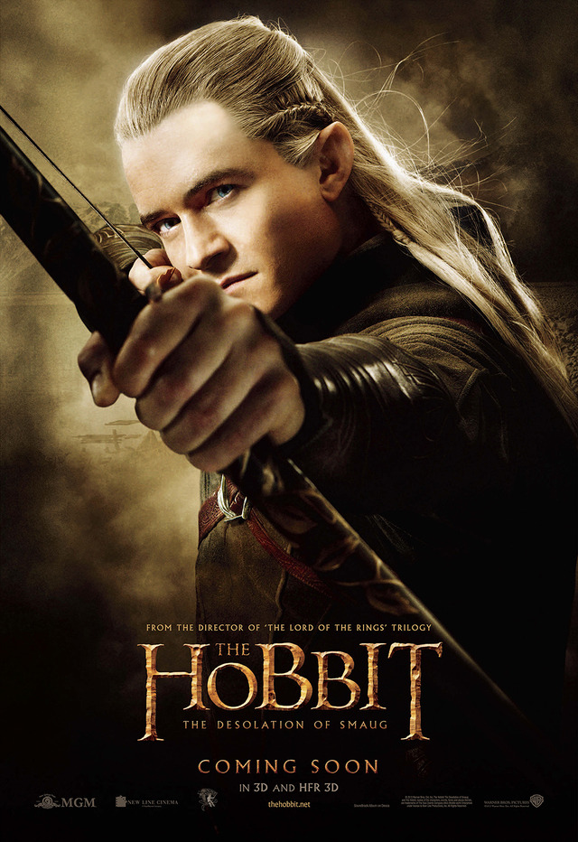 オーランド・ブルーム（レゴラス役）／『ホビット 竜に奪われた王国』-(C)  2013 WARNER BROS. ENTERTAINMENT INC. AND METRO-GOLDWYN-MAYER PICTURES INC．
