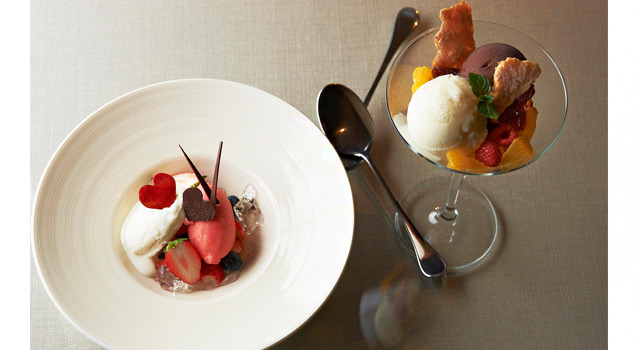 エンポリオ アルマーニカフェ青山でホワイトデー期間中に、ジェラテリア マルゲラの新メニューを先行展開！