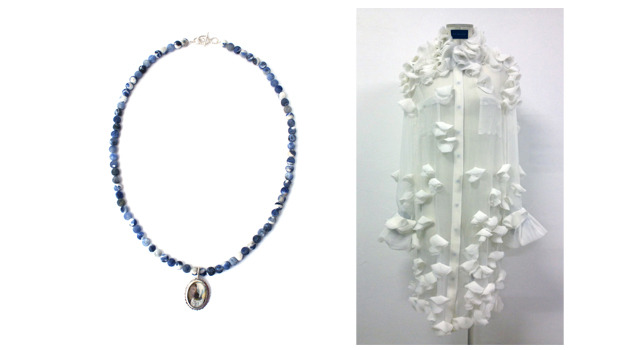左：Oblivion Necklace Malou Paul 右：Dress Hidden Luxuary PEET DULLAERT