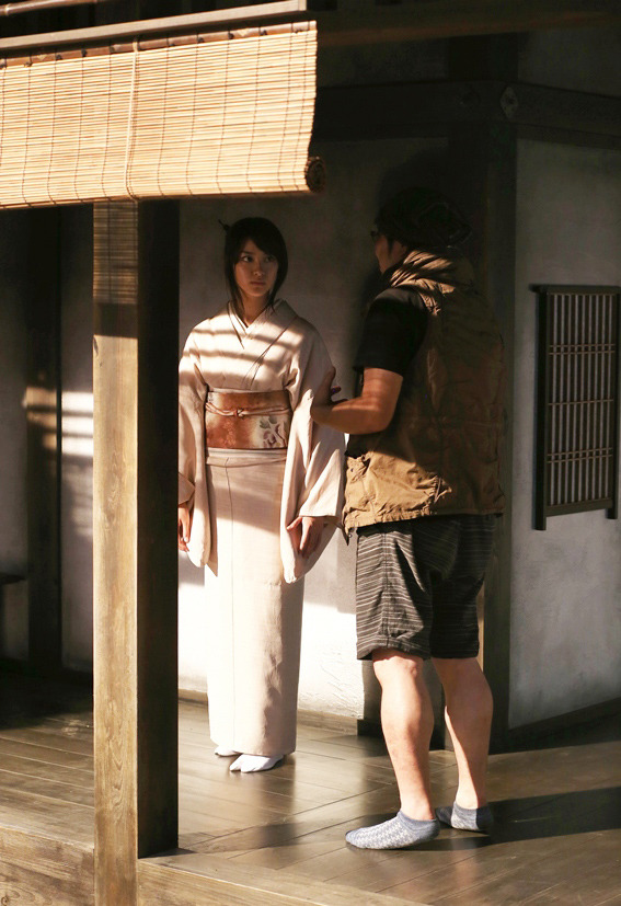 武井咲（神谷薫役）／『るろうに剣心』撮影現場　in 三浦半島