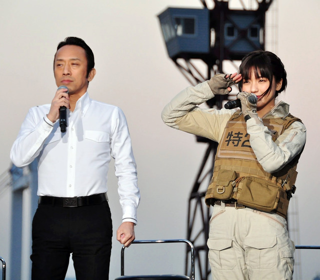 真野恵里菜＆筧利夫／『THE NEXT GENERATION パトレイバー』イベント in 豊洲