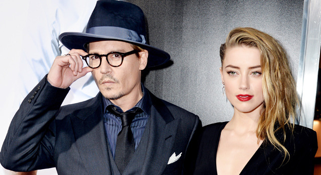ジョニー・デップ＆アンバー・ハード-(C) Getty Images
