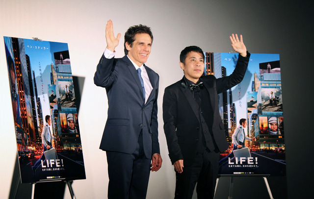 ベン・スティラー＆岡村隆史（ナインティナイン）／『LIFE』ジャパン・プレミア