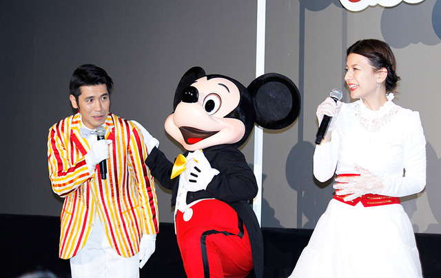 『ウォルト・ディズニーの約束』特別試写会／「ガレッジセール」ゴリ＆ミッキーマウス＆スザンヌ