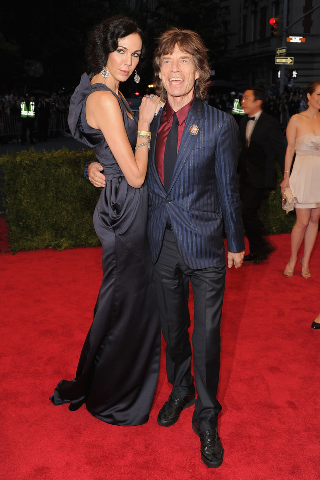 ミック・ジャガー＆ローレン・スコット／(C) Getty Images