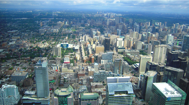 CNタワーからの景色