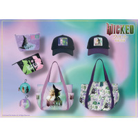 E-COMEGROUPより、大ヒット上映中の『ウィキッド永遠の約束』のさがらポーチやバッグ等の新作コレクションが3月中旬から随時発売！