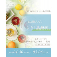 静岡・川根発のフレーバーティーブランド「霧ト晴レ」、4月30日から「7品購入で1品無料」キャンペーンを開催 ～5月の季節限定フレーバーも選択可能。半年に一度の特別企画～
