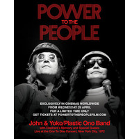 4月29日（水・祝）より世界同日劇場公開！映画『パワー・トゥ・ザ・ピープル：ジョン＆ヨーコ・ライヴ・イン・NYC』について、推薦コメント第2弾が到着しました！