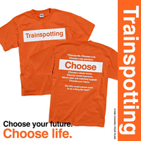 【1996年上映当時のデザイン復刻】『トレインスポッティング』復刻デザインTシャツを、4月28日（火）からFilmarks Storeで限定販売が決定！