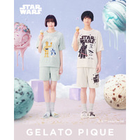 【gelato pique】『STAR WARS』の銀河や惑星をジェラート ピケらしく甘くとろけるアイスで表現し、人気キャラクターをあしらった遊び心あるコレクションが初登場！＜6月5日発売＞
