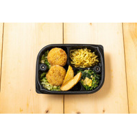国産食材100％にこだわる「わんまいる」 広島県産「ぶちうまポーク」を新たに採用 8月20日より『美食弁当』で「ぶちうまポークのメンチカツ」を発売。