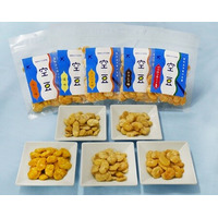 ANA FESTAと珍味の老舗「伍魚福」がコラボ 5つの味わいのオリジナルスナック、空の上で食べる豆『空豆』が新登場 中国・四国・九州エリアのANA FESTAにて10/8より発売